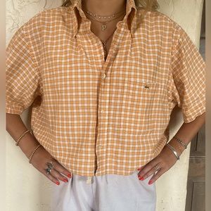 This is an QueenbeeShan reinvented design.  Cute mens izod half shirt